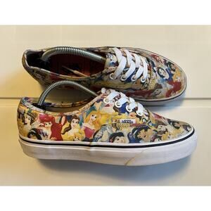 VANS x Disney Authentic Womens Size 7 Shoes Disney Princess Low Top Sneakers